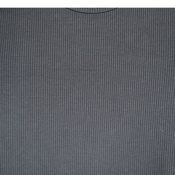 Forever 21 Long Sleeve Ribbed Black Bodysuit Size Medium - Picture 4 of 5
